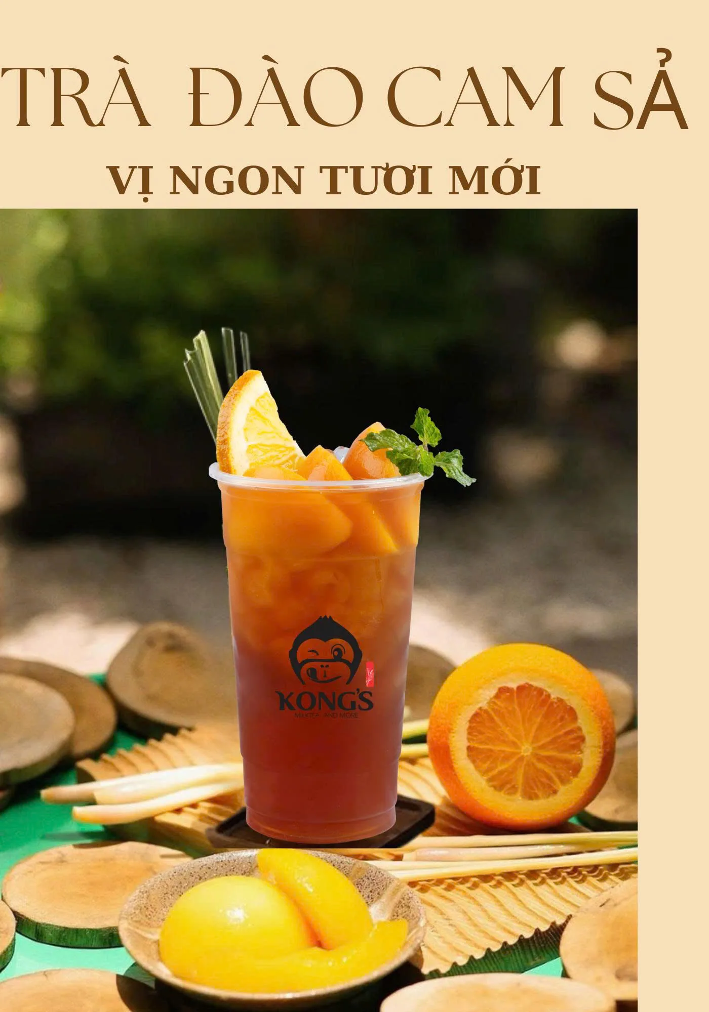 Trà Đào Cam Sả