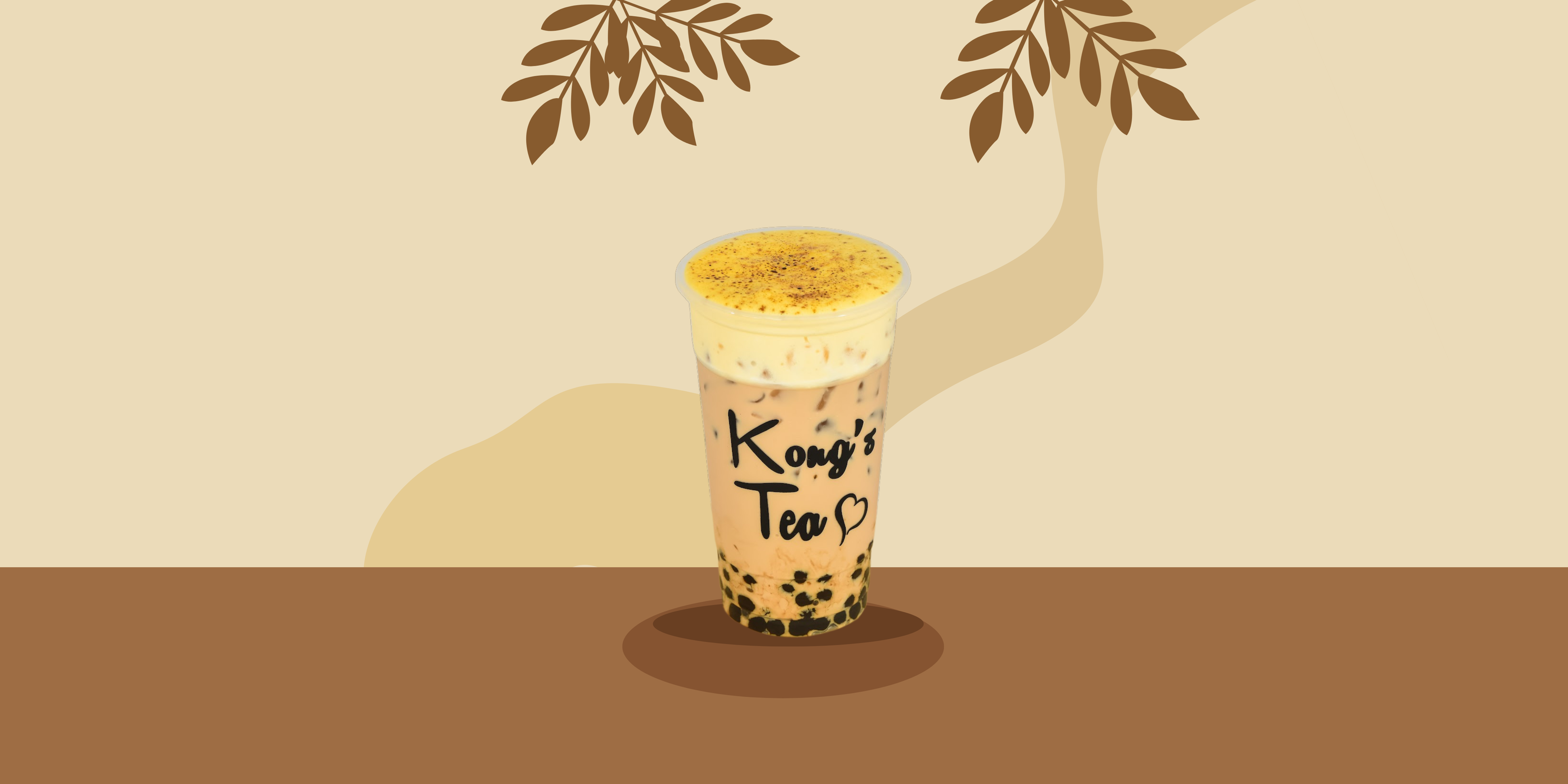 Trà sữa kem trứng nướng