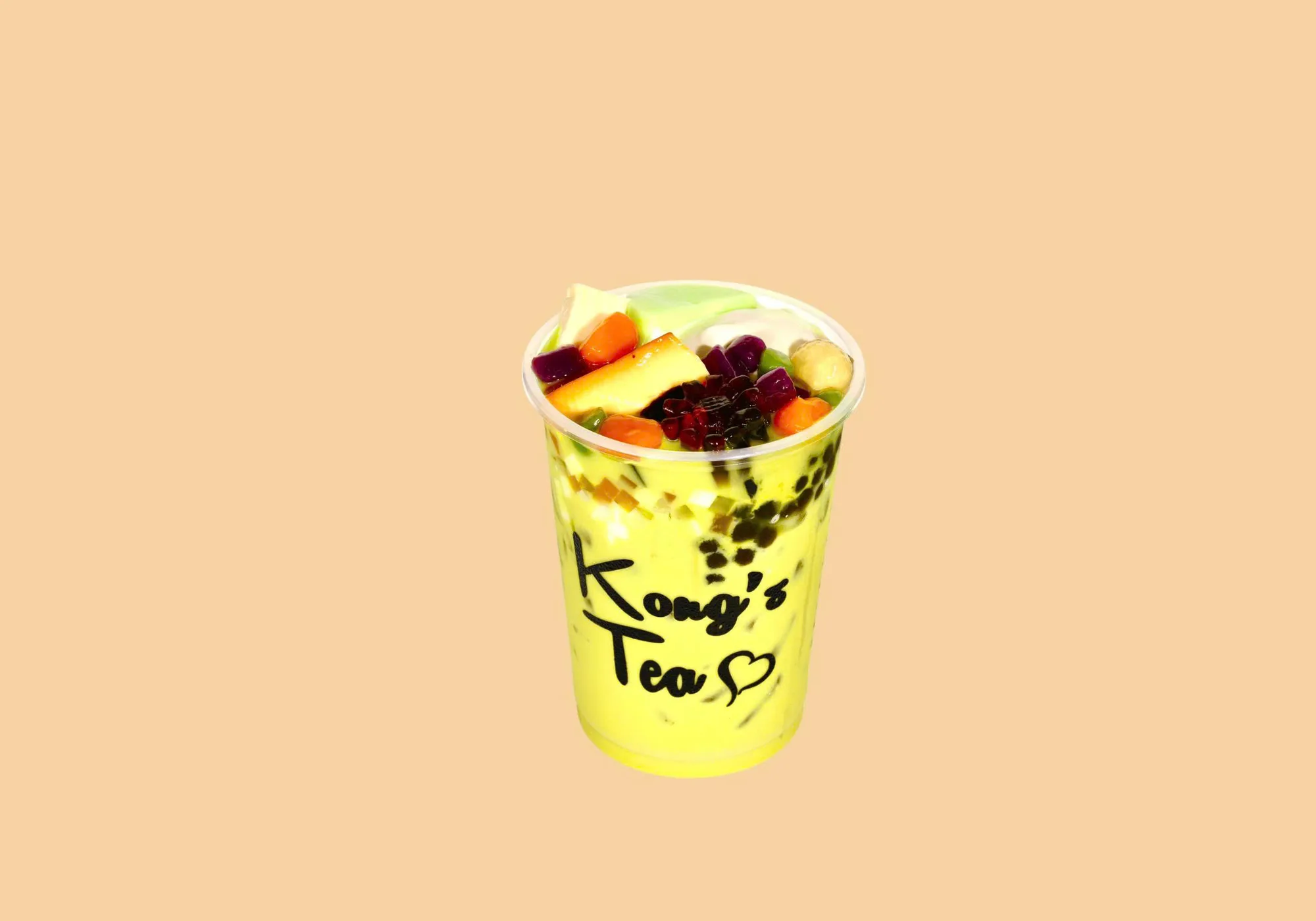 Trà sữa thái xanh full topping